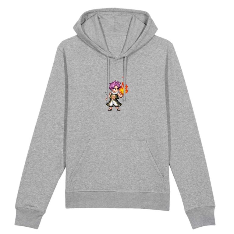 Sweat à capuche Bio - Natsu Fireball - Unisexe