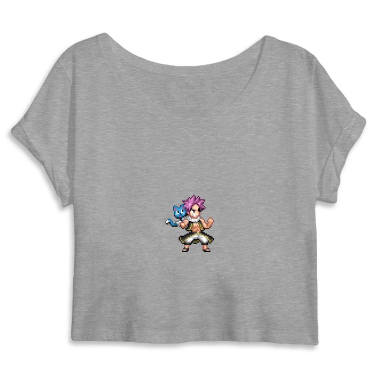 Crop Top 100% Coton Bio - Natsu and Happy