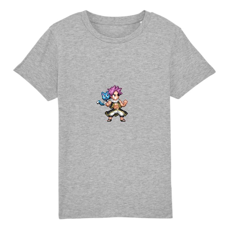 T-shirt 100% Coton Bio - Natsu and Happy - Enfant