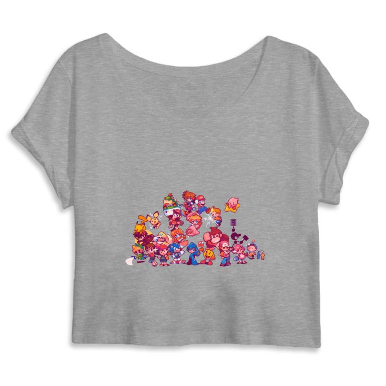 Crop Top 100% Coton Bio - Mascottes