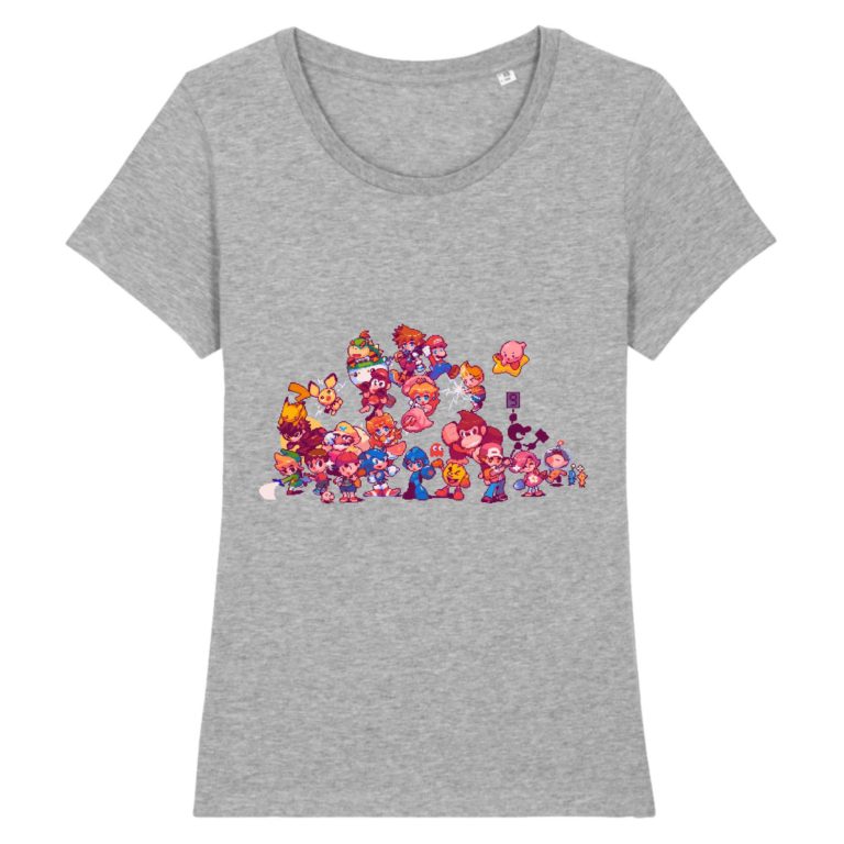 T-shirt 100% Coton Bio - Mascottes - Femme