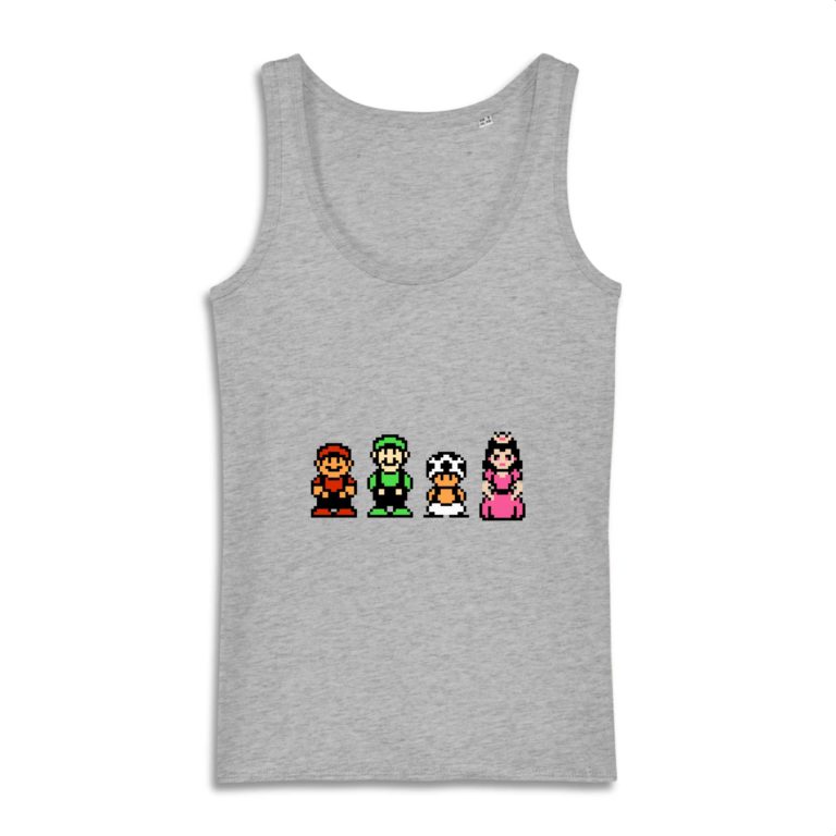 Débardeur 100% Coton Bio - Mario Bros. 2 - Femme