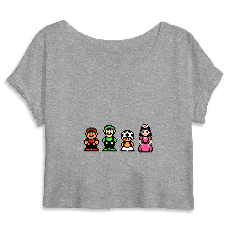 Crop Top 100% Coton Bio - Mario Bros. 2