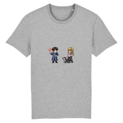 T-shirt 100% Coton Bio - Roy Mustang x Riza Hawkeye - Homme