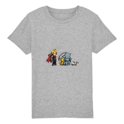 T-shirt 100% Coton Bio - Edward x Alphonse Elric Brothers - Enfant