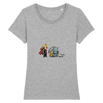 T-shirt 100% Coton Bio - Edward x Alphonse Elric Brothers - Femme