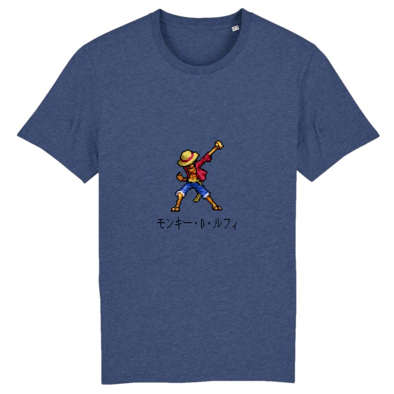 T-shirt 100% Coton Bio - One Piece Monkey D. Luffy - Homme