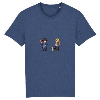 T-shirt 100% Coton Bio - Roy Mustang x Riza Hawkeye - Homme