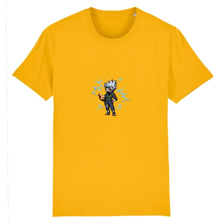 T-shirt 100% Coton Bio - Kakashi Lightning - Homme