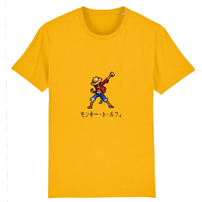 T-shirt 100% Coton Bio - One Piece Monkey D. Luffy - Homme