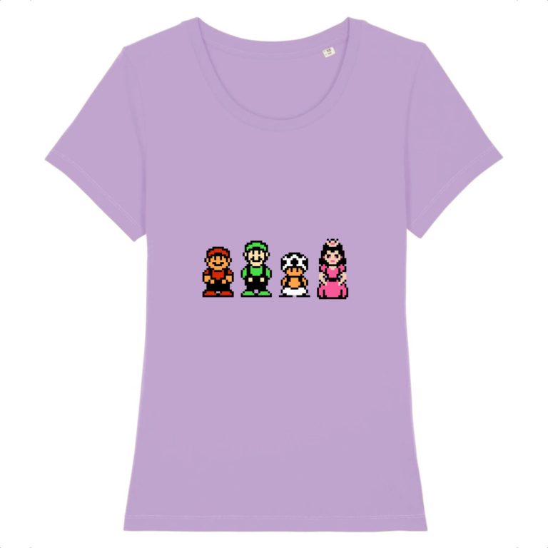 T-shirt 100% Coton Bio - Mario Bros. 2 - Femme