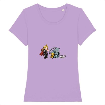 T-shirt 100% Coton Bio - Edward x Alphonse Elric Brothers - Femme