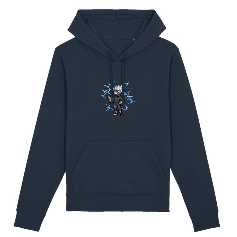 Sweat à capuche Bio - Kakashi Lightning - Unisexe