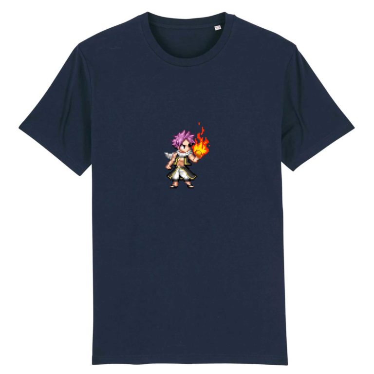 T-shirt 100% Coton Bio - Natsu Fireball - Homme