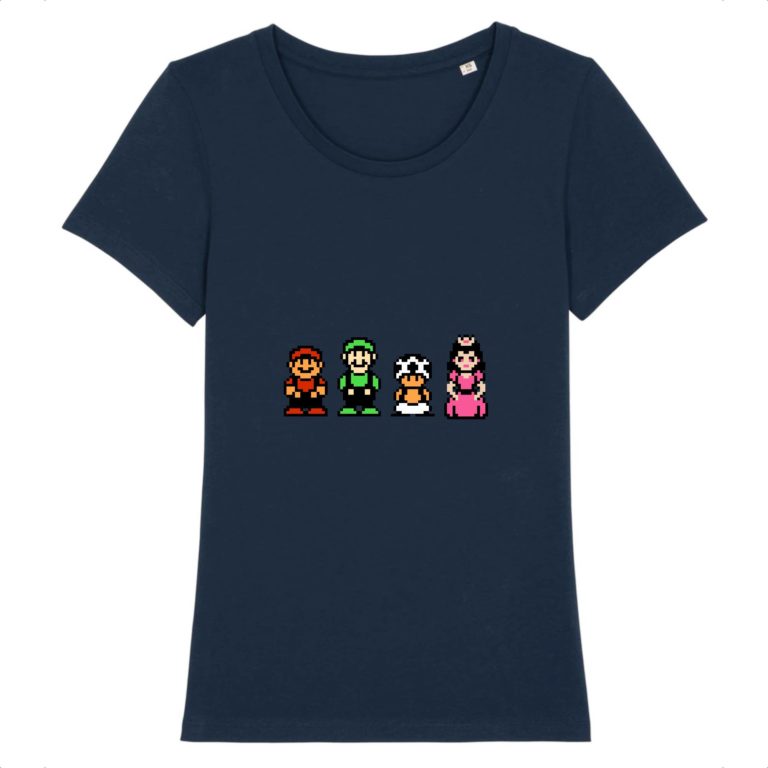 T-shirt 100% Coton Bio - Mario Bros. 2 - Femme