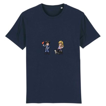 T-shirt 100% Coton Bio - Roy Mustang x Riza Hawkeye - Homme