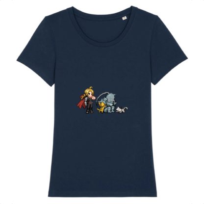 T-shirt 100% Coton Bio - Edward x Alphonse Elric Brothers - Femme