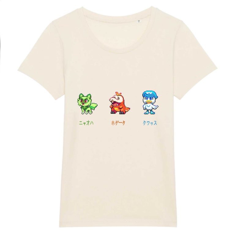 T-shirt 100% Coton Bio - Gen 9 Starter 1 - Femme