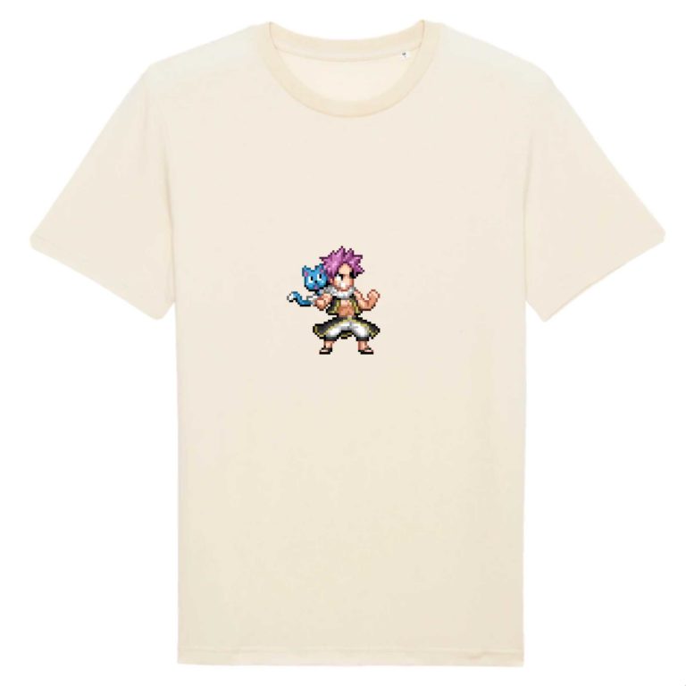 T-shirt 100% Coton Bio - Natsu and Happy - Homme