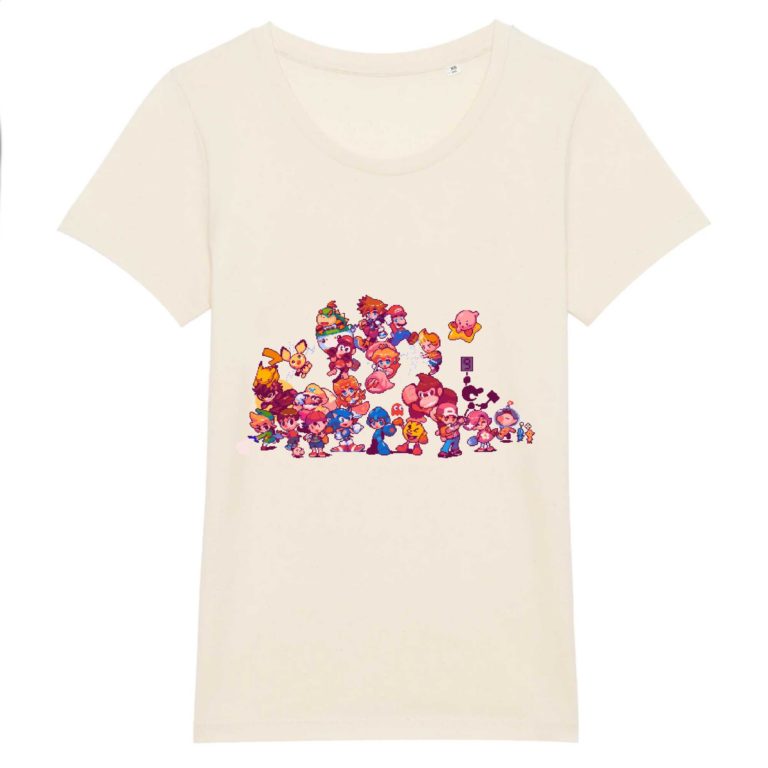 T-shirt 100% Coton Bio - Mascottes - Femme