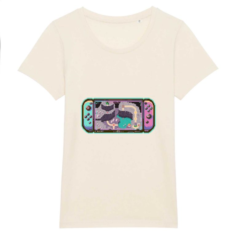 T-shirt 100% Coton Bio - Switch - World 3 - Femme