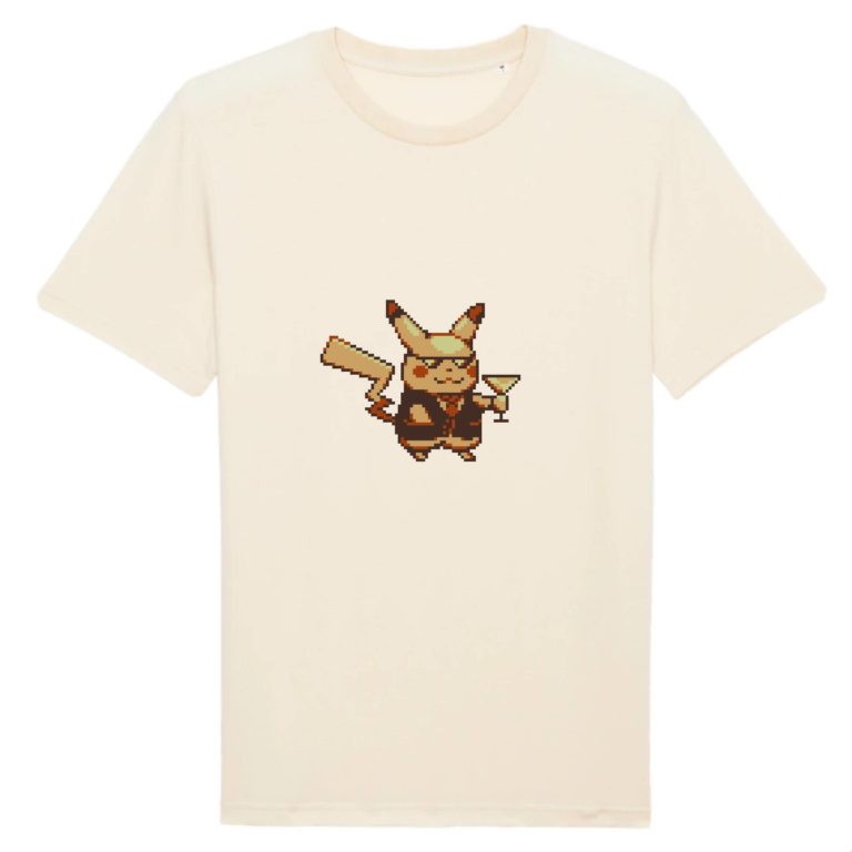 T-shirt 100% Coton Bio - Classy Pika - Homme