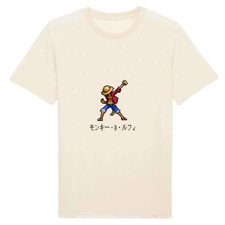 T-shirt 100% Coton Bio - One Piece Monkey D. Luffy - Homme