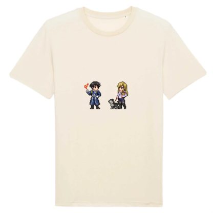 T-shirt 100% Coton Bio - Roy Mustang x Riza Hawkeye - Homme