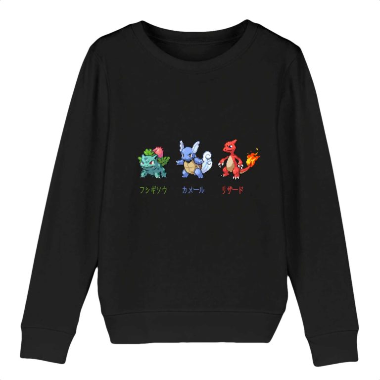 Sweat-shirt Bio - Gen 1 - Starter 2 - Enfant