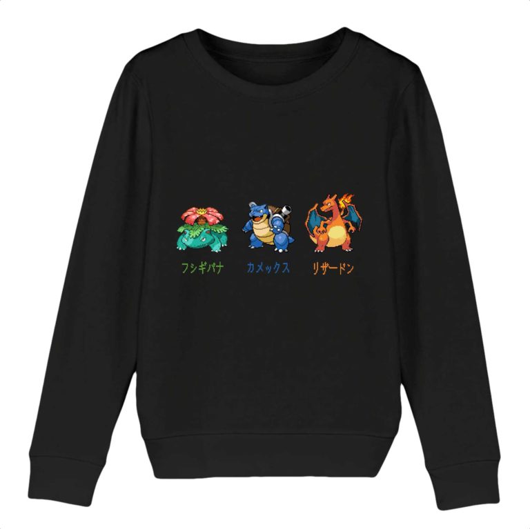 Sweat-shirt Bio - Gen 1 - Starter 3 - Enfant