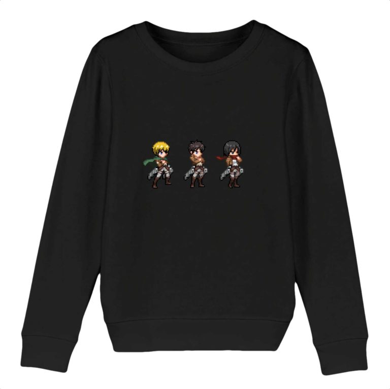 Sweat-shirt Bio - Armin x Eren x Mikasa - Enfant