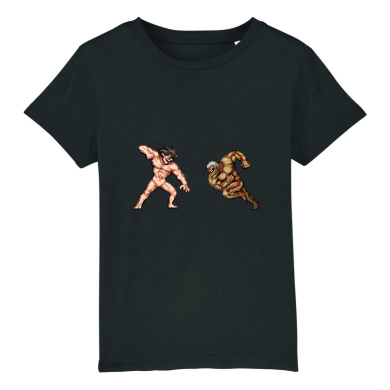 T-shirt 100% Coton Bio - Eren vs Reiner - Enfant