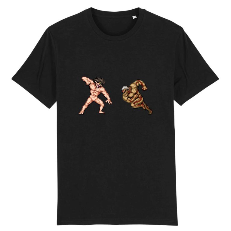 T-shirt 100% Coton Bio - Eren vs Reiner - Homme