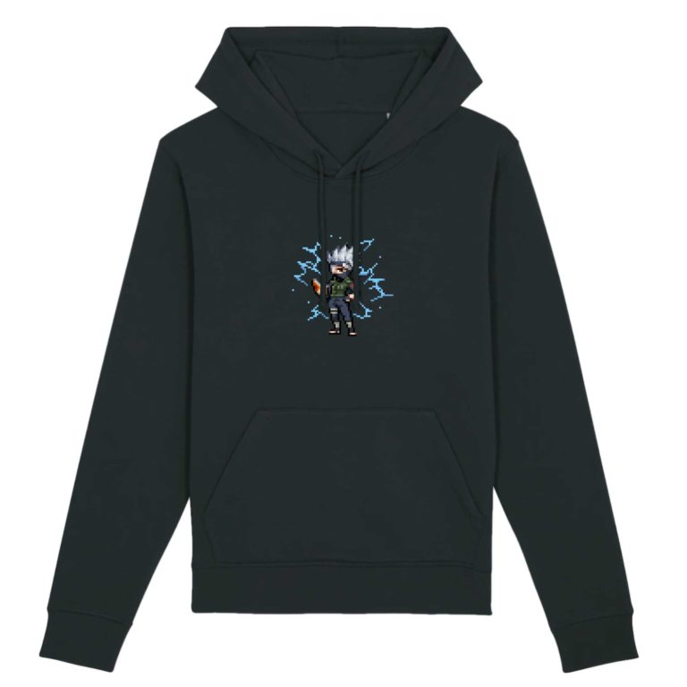 Sweat à capuche Bio - Kakashi Lightning - Unisexe