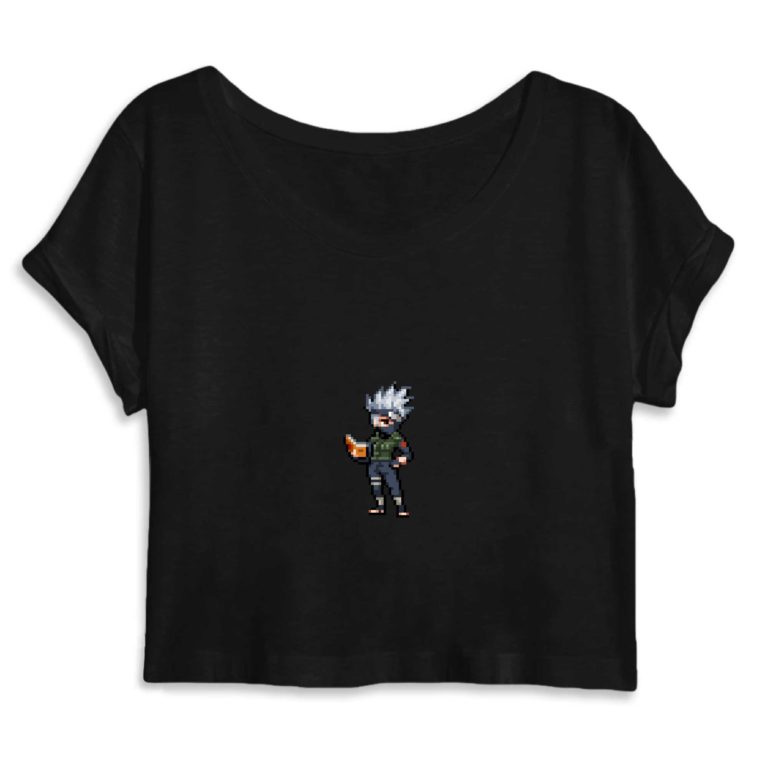 Crop Top 100% Coton Bio - Kakashi