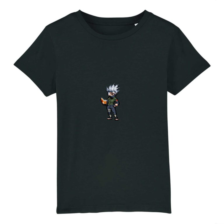 T-shirt 100% Coton Bio - Kakashi - Enfant