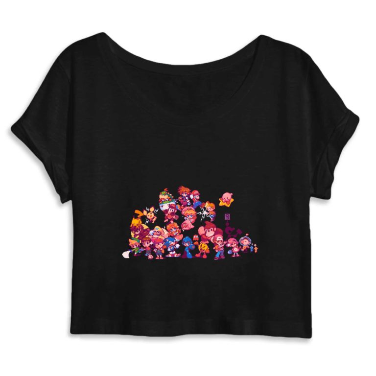 Crop Top 100% Coton Bio - Mascottes