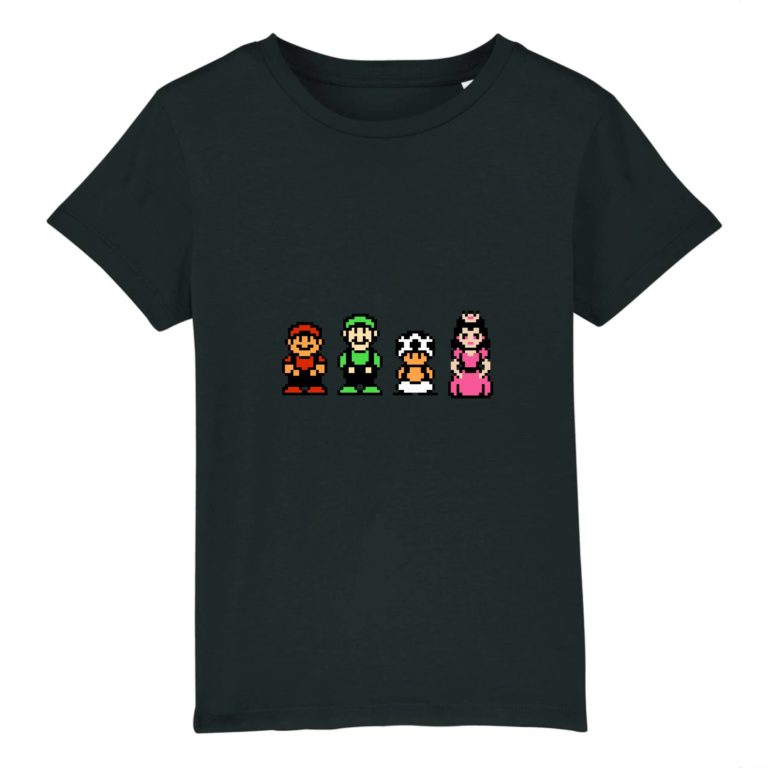 T-shirt 100% Coton Bio - Mario Bros. 2 - Enfant