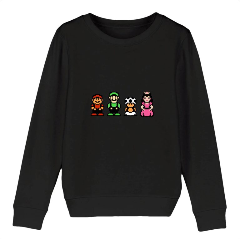 Sweat-shirt Bio - Mario Bros. 2 - Enfant