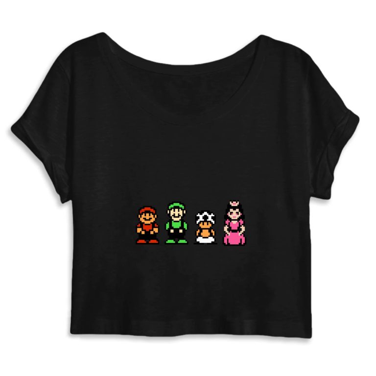 Crop Top 100% Coton Bio - Mario Bros. 2