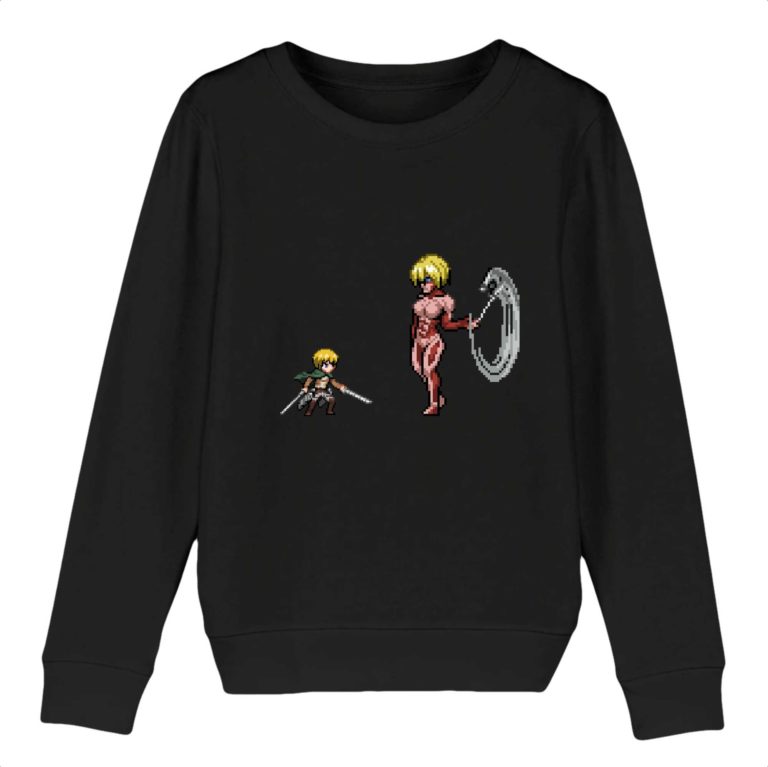 Sweat-shirt Bio - Armin vs Annie - Enfant