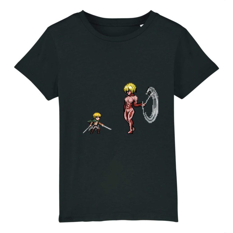 T-shirt 100% Coton Bio - Armin vs Annie - Enfant