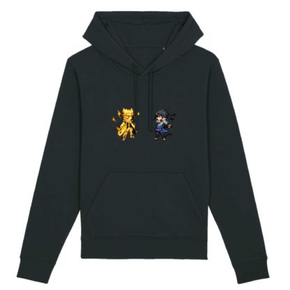 Sweat à capuche Bio - Naruto x Sasuke - Unisexe