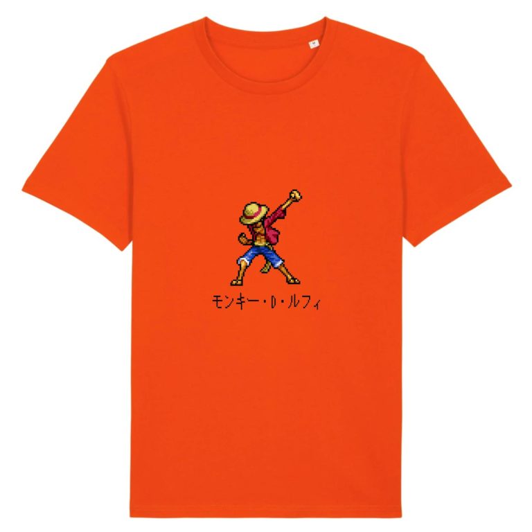 T-shirt 100% Coton Bio - One Piece Monkey D. Luffy - Homme