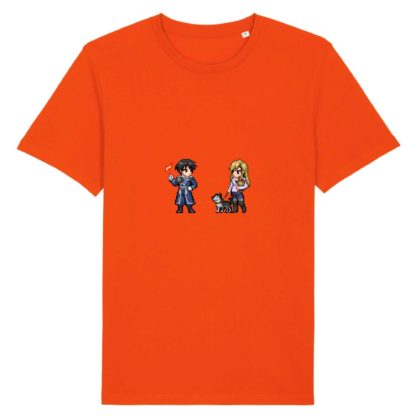 T-shirt 100% Coton Bio - Roy Mustang x Riza Hawkeye - Homme