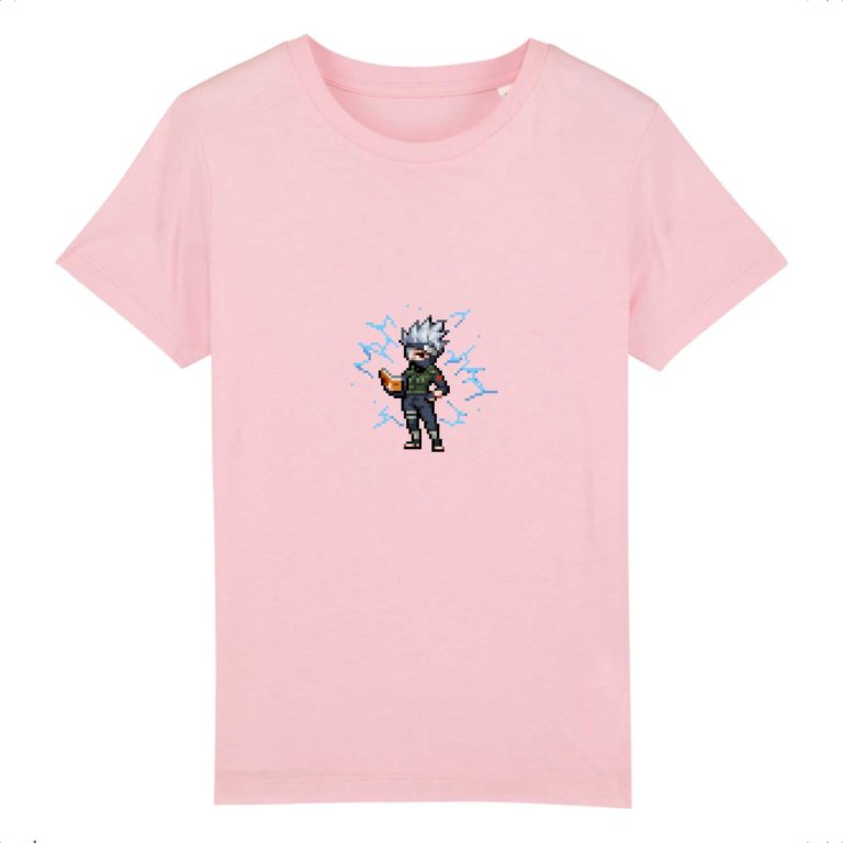 T-shirt 100% Coton Bio - Kakashi Lightning - Enfant