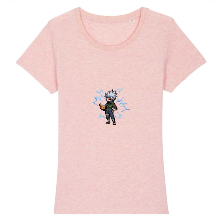 T-shirt 100% Coton Bio - Kakashi Lightning - Femme