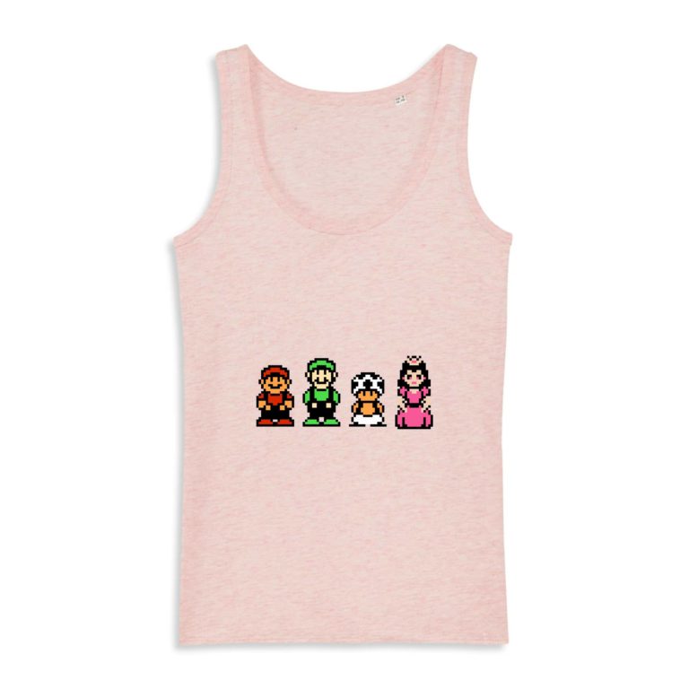 Débardeur 100% Coton Bio - Mario Bros. 2 - Femme