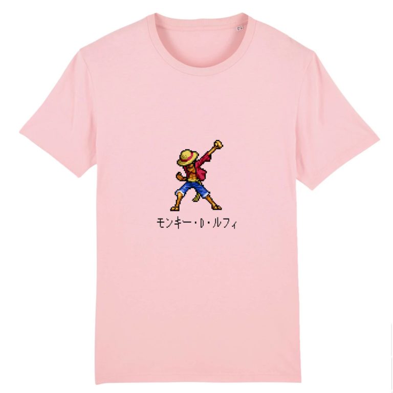 T-shirt 100% Coton Bio - One Piece Monkey D. Luffy - Homme