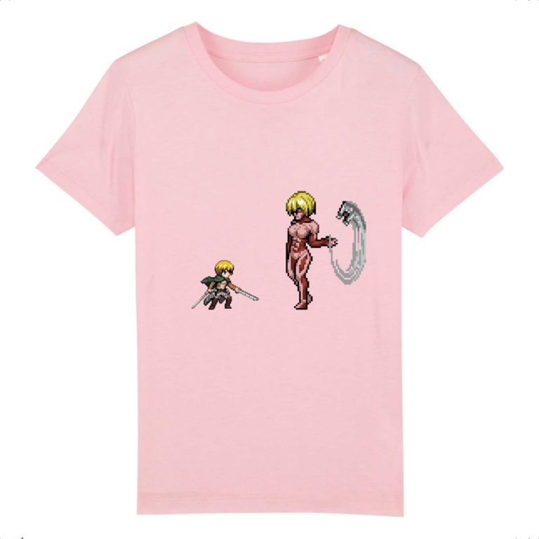 T-shirt 100% Coton Bio - Armin vs Annie - Enfant